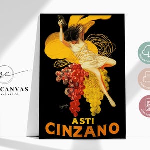 Cinzano Italian Bar Art Poster: Vintage Mid-Century Print (Digital Download)