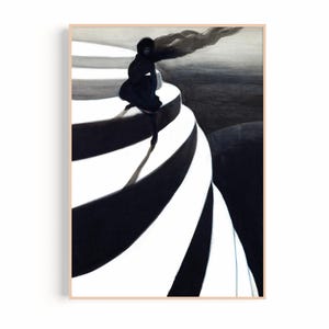Vertigo Print, 1908 Artwork by Léon Spilliaert, Belgian Symbolist