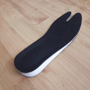 Leather Orthopedic Tabi Insoles: Split Toe Support