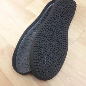 Rubber Soles with Foam Insole – Perforated Sides for Crochet Shoes – Soft & Durable DIY Outsole Set