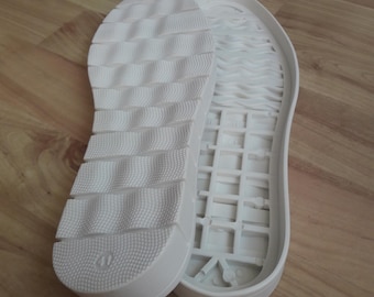 Rubber Cupsole for Sneaker Making, White Replacement Soles for Vans Style DIY Shoe Repair