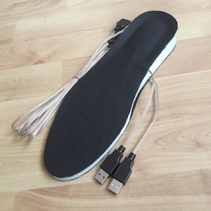 Heated Leather Insoles: Orthopedic USB Foot Warmers - Winter Gift