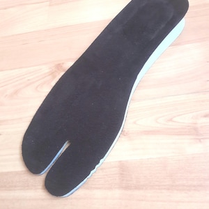 Tabi orthopedic suede insoles for jika tabi boots and tabi shoes - Japanese Gifts for him or her