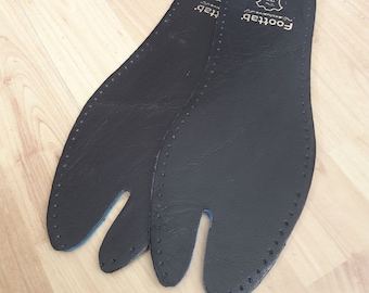 Genunie Leder Tabi Einlegesohlen für Split-Toe Schuhe