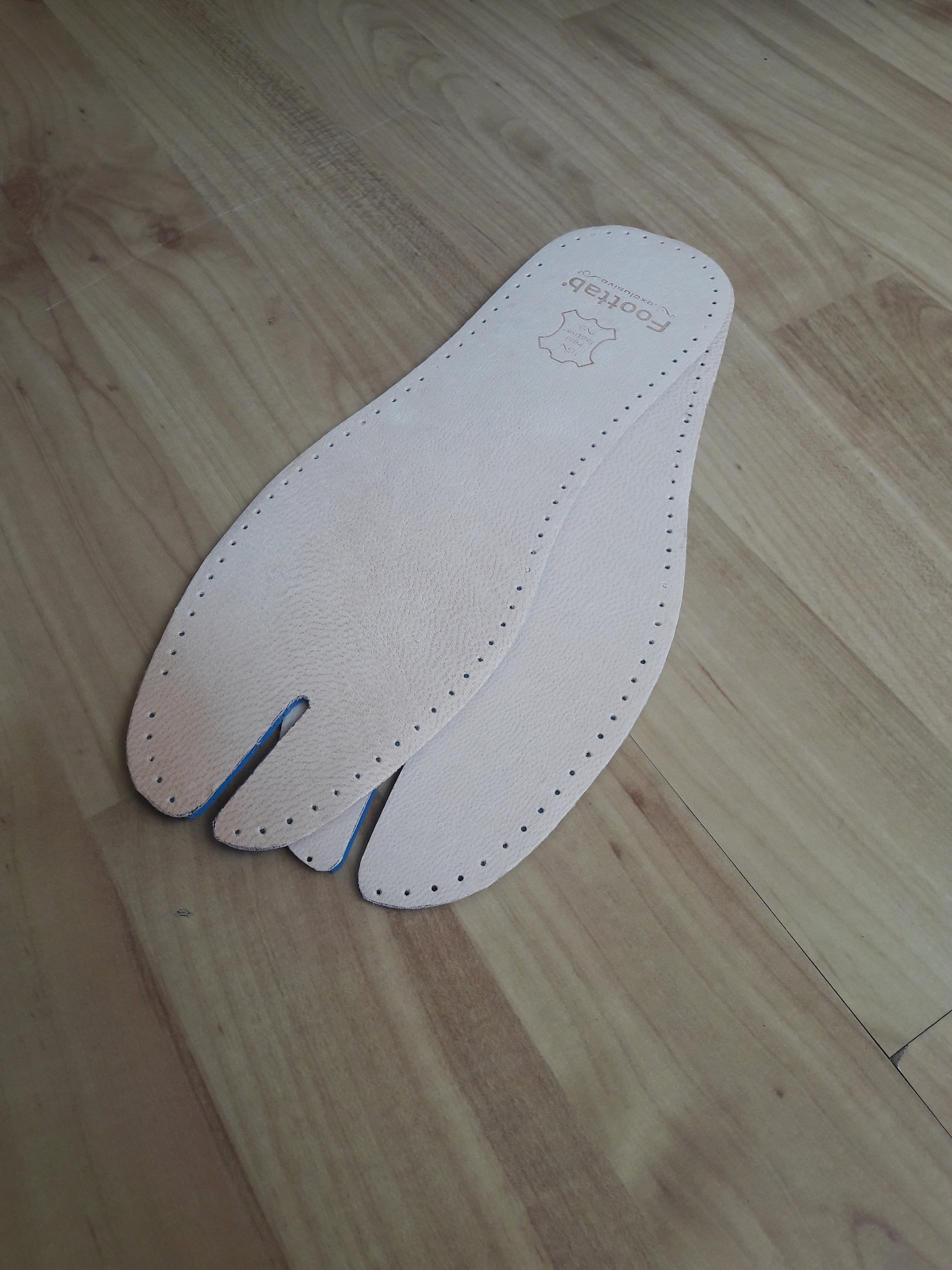Leather Tabi Shoe Insoles: Split-Toe Japanese Ballerinas, Pumps and Boots, Anti-Odor