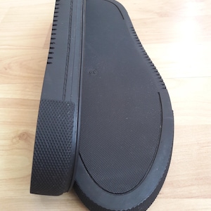 Rubber Soles for DIY Sneakers – Thick Rubber Base with Textured Grip & Flexible Design for DIY Shoe Crafting