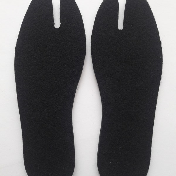 Tabi Shoe Felt Insoles for Indoor Split-Toe Slippers, Outdoor Boots and Shoes - Gifts for Mom and Dad