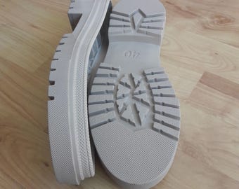 Perforated Rubber Boot Soles with Free Texon Insole: DIY Shoe Making Supplies