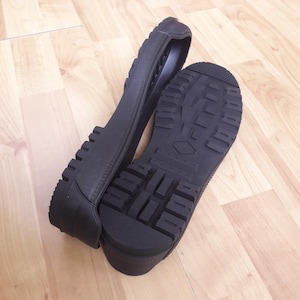 Non Slip Boot Soles - Heavy Duty Rubber Outsoles for DIY Boot Making & Repair