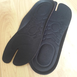 Tabi orthopedic soft insoles for split-toe shoes or jika tabi boots, tabi pumps and all type of tabis, Japanese gifts for him or her