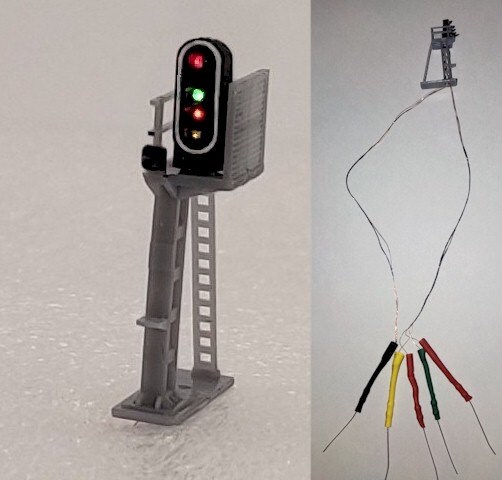 Feu de signalisation LED 2 pi èces rouge/vert 200 mm - 230 volt