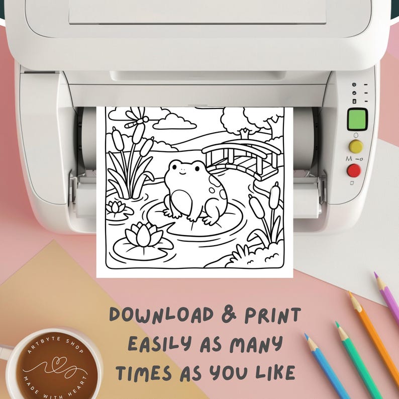 Libro para colorear "Escapada acogedora a la cabaña": páginas para ...