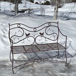 Iron Garden Bench