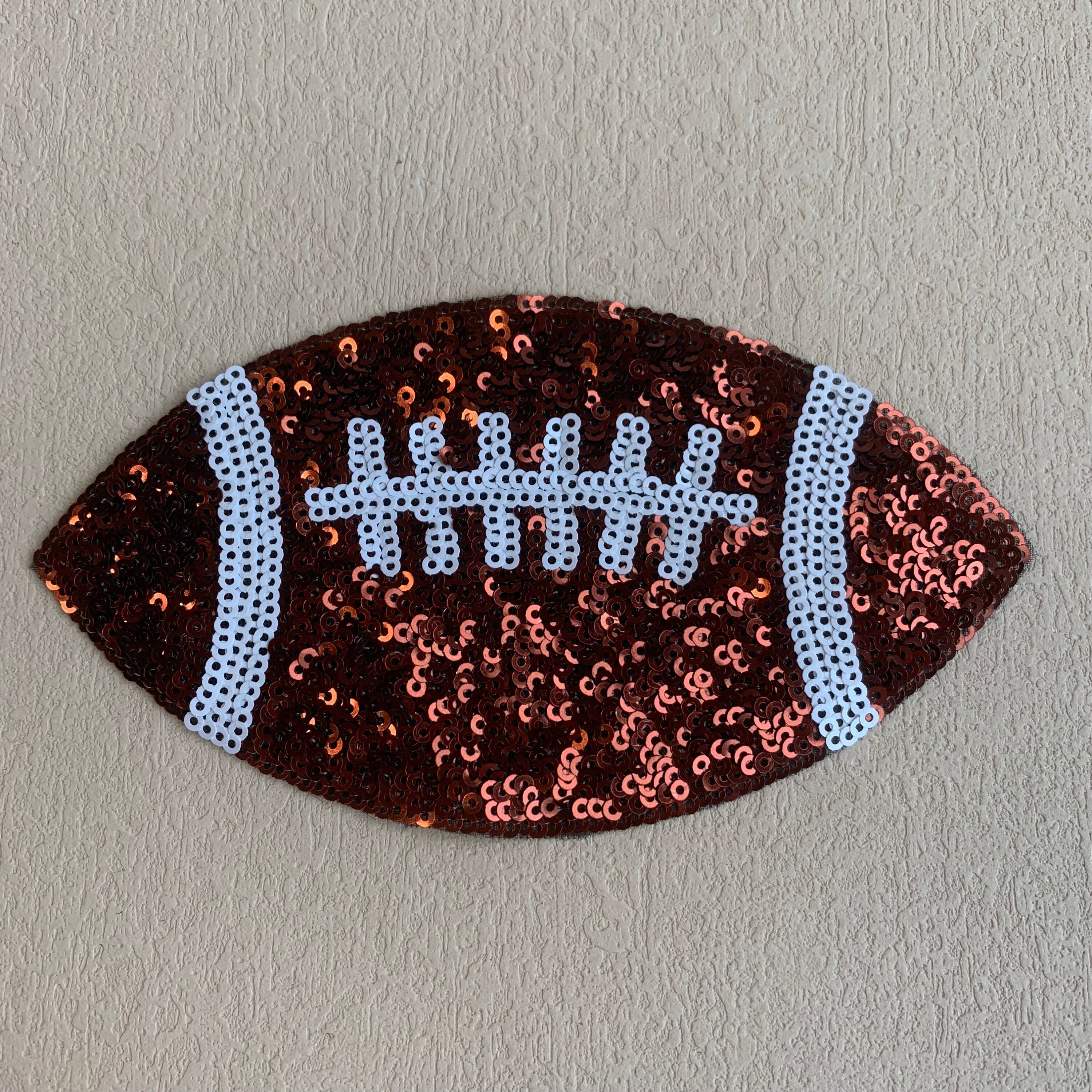 Iron Patches Adhesive Sequins Football Patches Shiny Sports - Temu