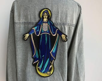 Heavenly Mother Iron-On Appliqué – Blessed Protection & Peace
