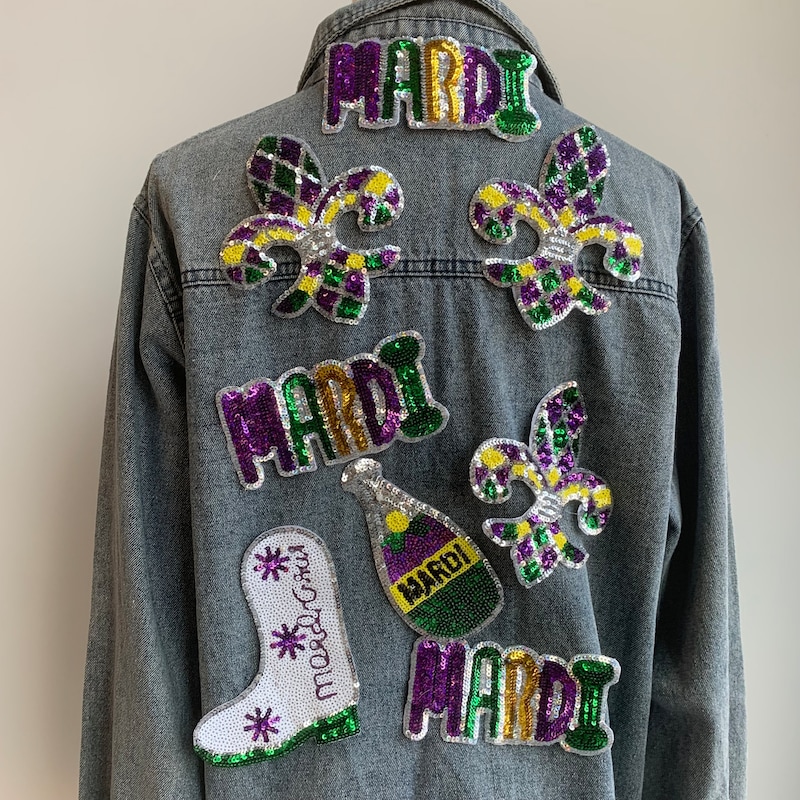 Sequin Mardi Gras Set main image 0