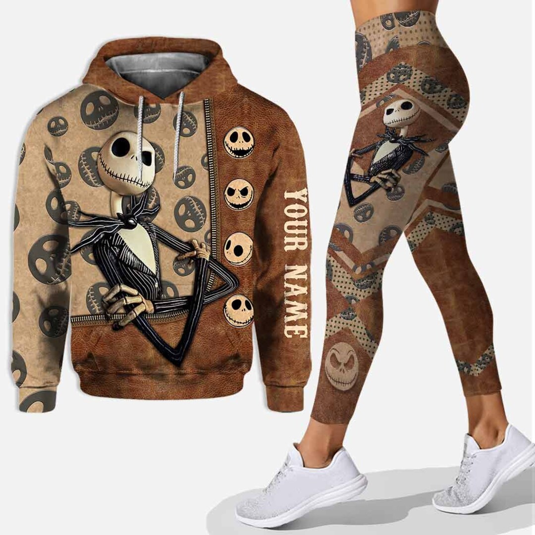 Personalized Jack Skellington Women Hoodie Leggings Setjack Etsy