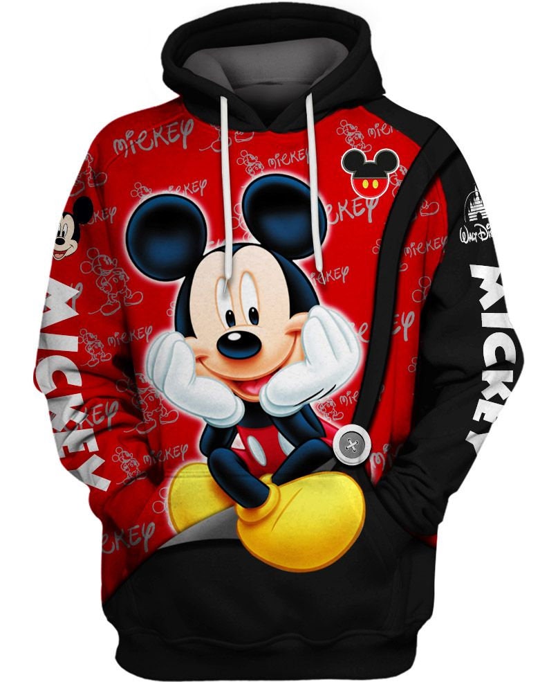 Custom Mickey Hoodie Personalized Mickey Hoodie