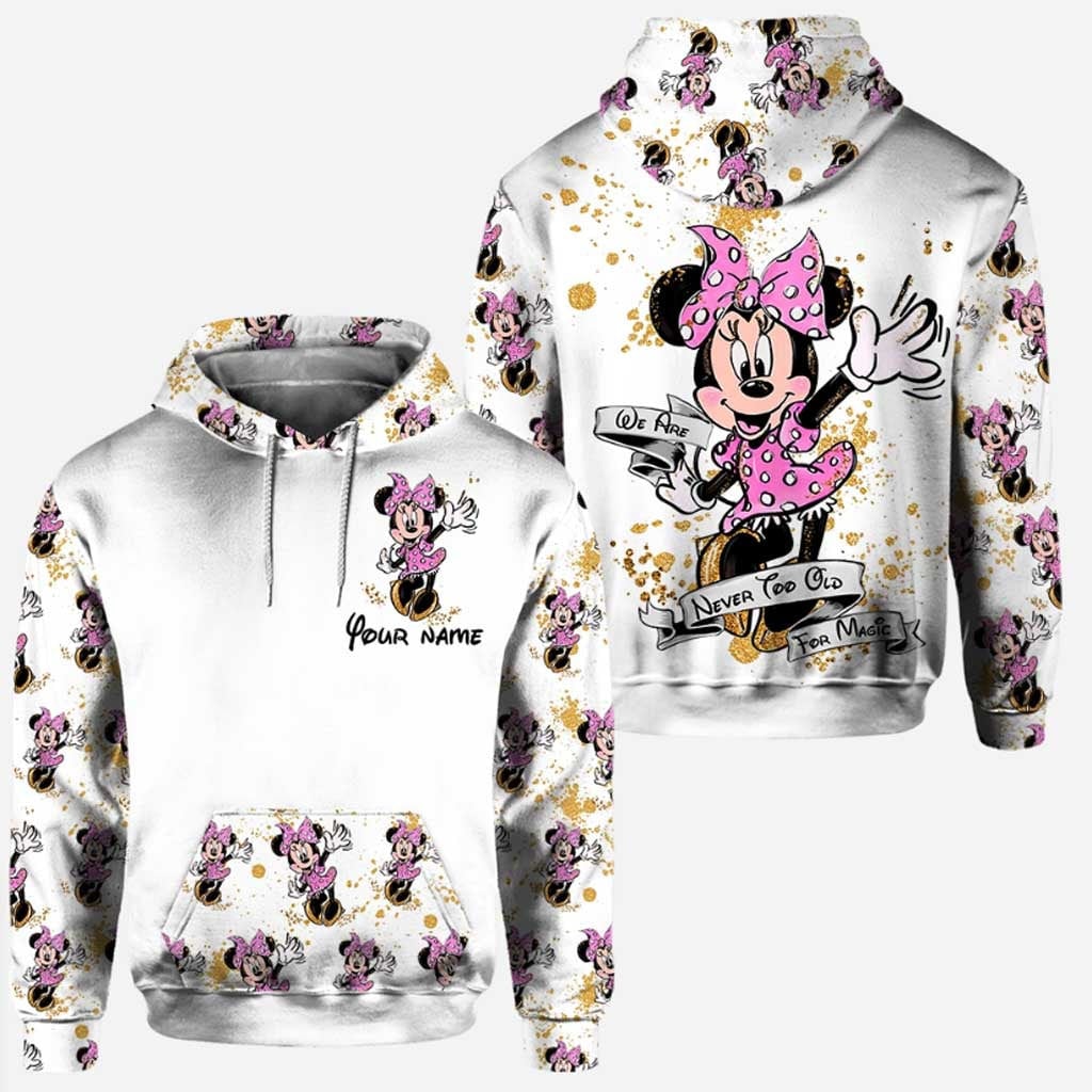 Pinky Cute Minnie Hoodie Customized Minnie Hoodie