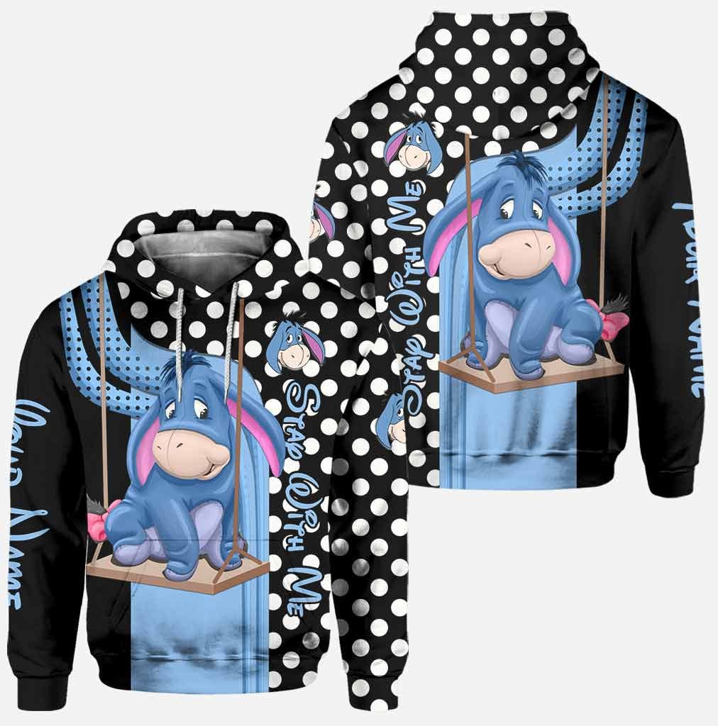 Custom Winnie The Pooh Eeyore Hoodie Personalized Eeyore Hoodie