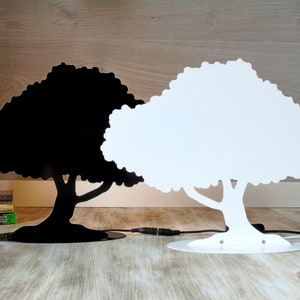 Metal night lamp tree / tree lamp / steel lamp / desk lamp / night lamp / modern lamp / white black tree lamp