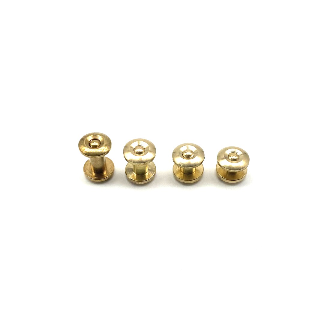Brass Chicago Screw Rivets Leather Bag Screw Post 3.5/5.5/7.5/9.5mm Etsy
