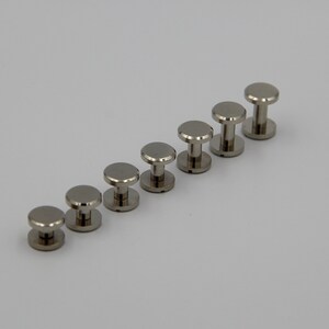 Rundkopf-Nieten, Durchmesser 0,8 mm, Länge 6,35 mm, massives Messing,  hergestellt in Großbritannien