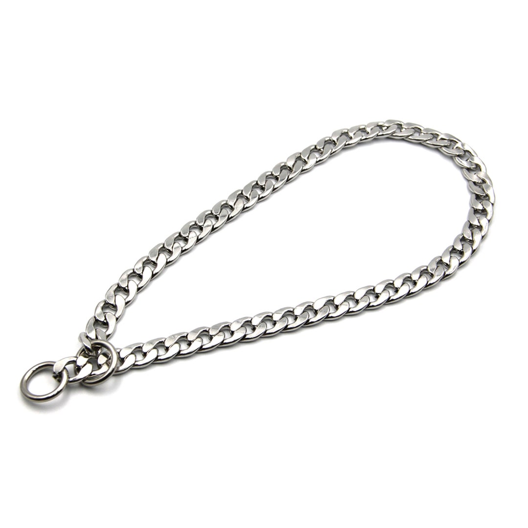 Stainless Steel Dog Choke Chain Collar Puppy Necklace Pets Choke Collar