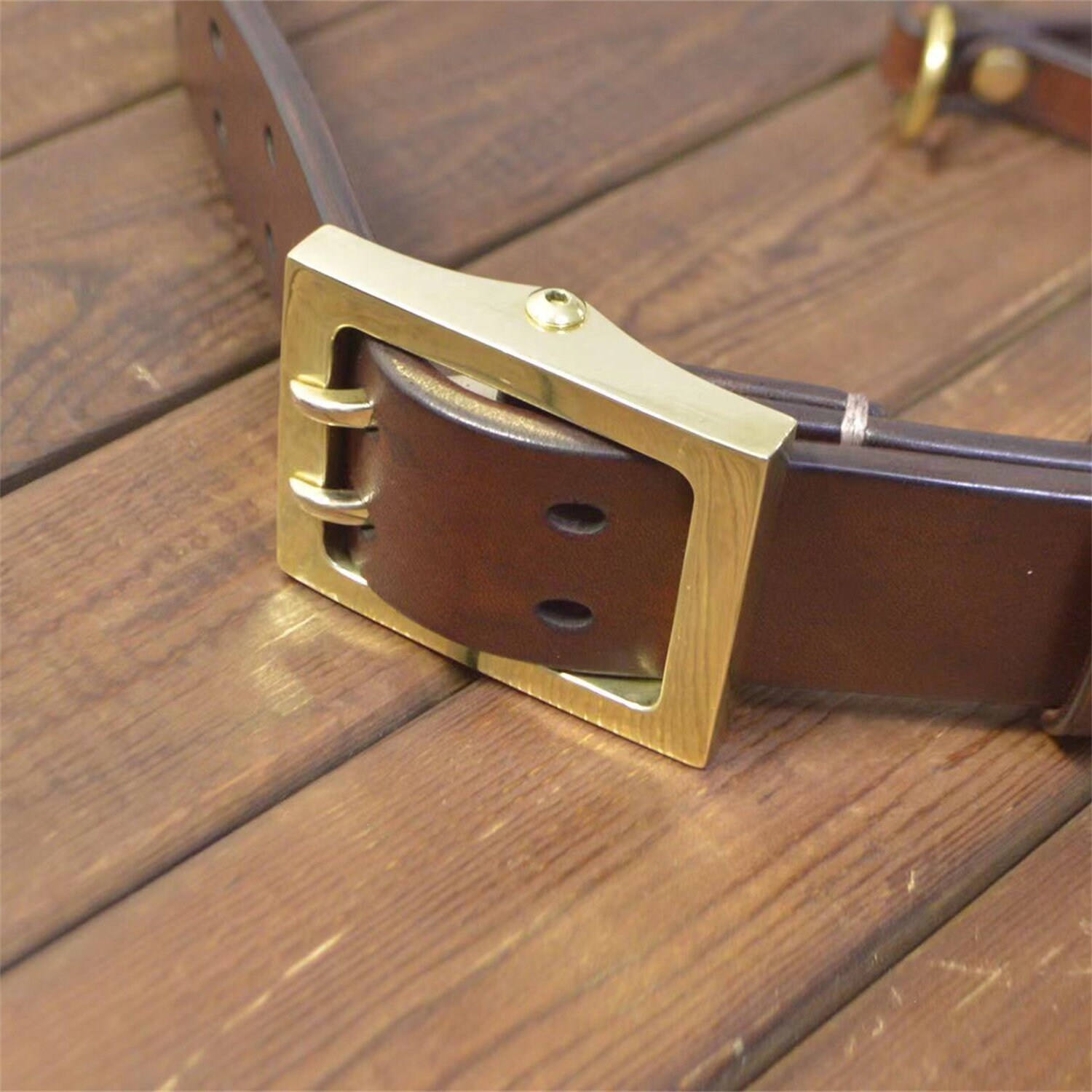 Custom Made Brass Buckleheavy Duty Belt Buckle Personalised Etsy