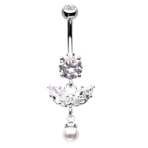 Belly button piercing