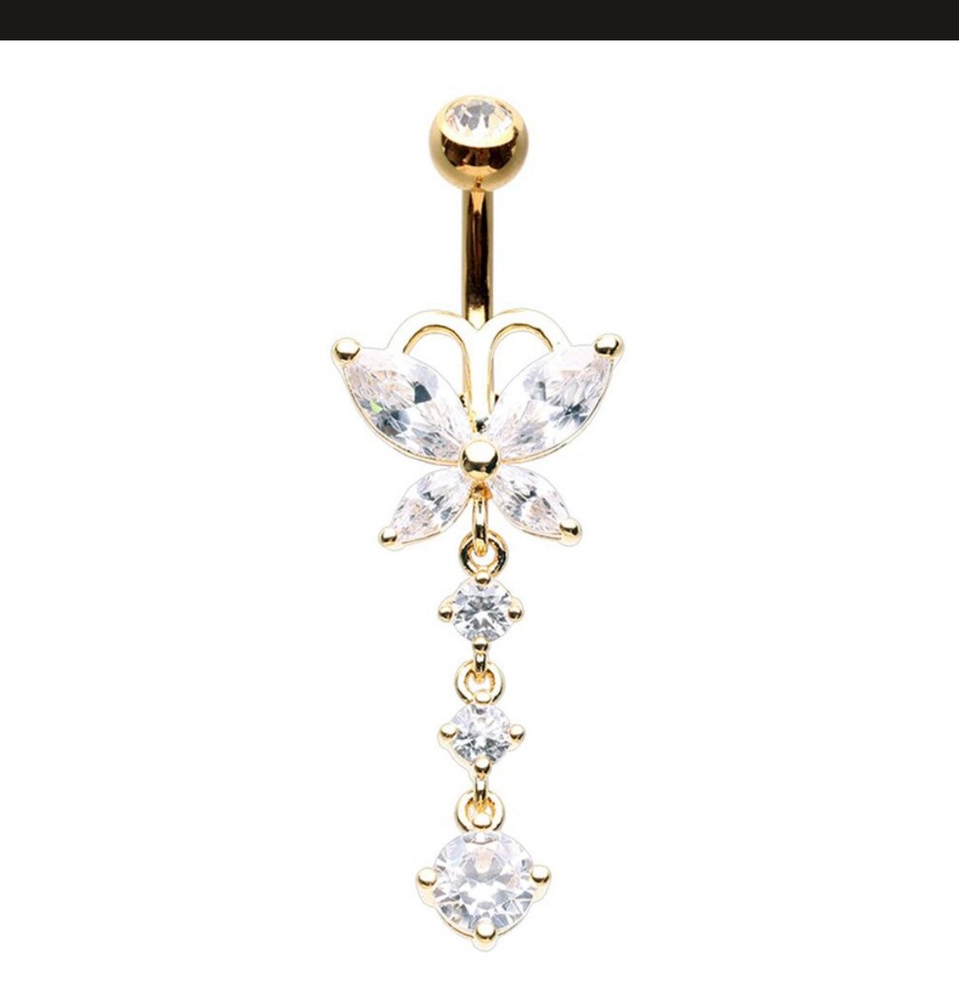 Belly Button Piercing Etsy