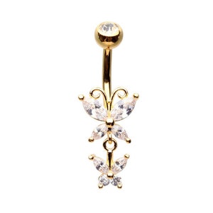 Belly button piercing