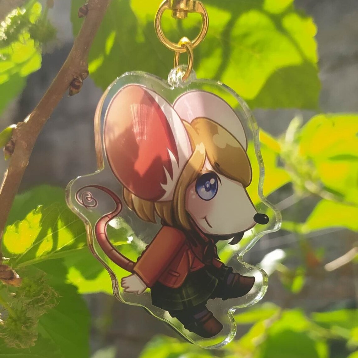 Resident Evil 4 Acrylic Keychains Moushley Catleon Mouse Etsy