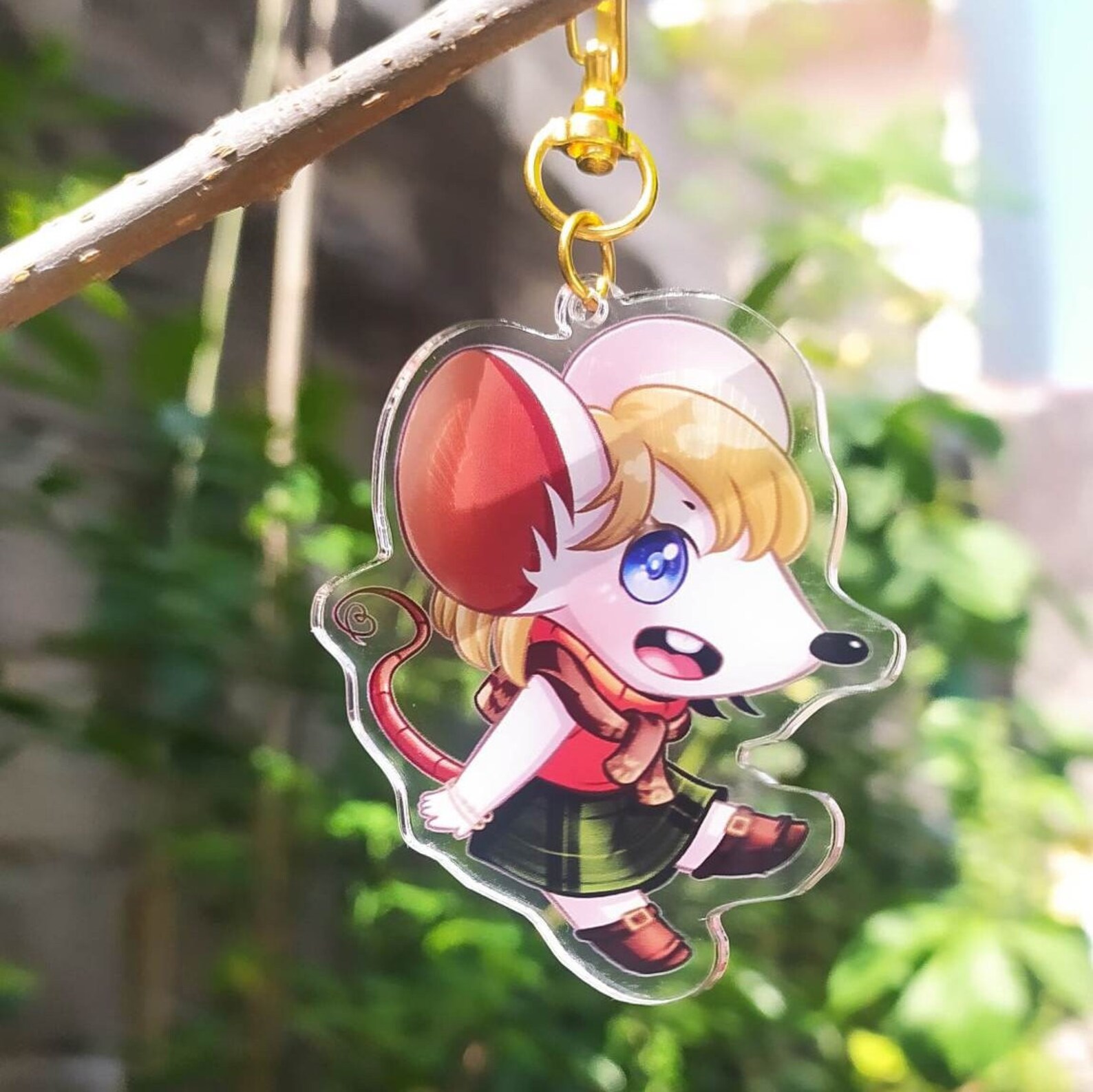 Resident Evil 4 Acrylic Keychains Moushley Catleon Mouse Etsy