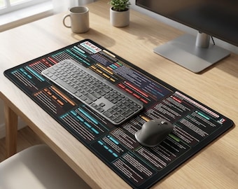 9 ChatGPT Frameworks Desk Mat to Write Better AI Prompts 16×32 | Cheat Sheet with 6 Advanced Techniques