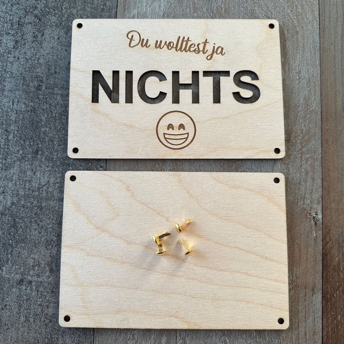 Du Wolltest Nichts Geschenk