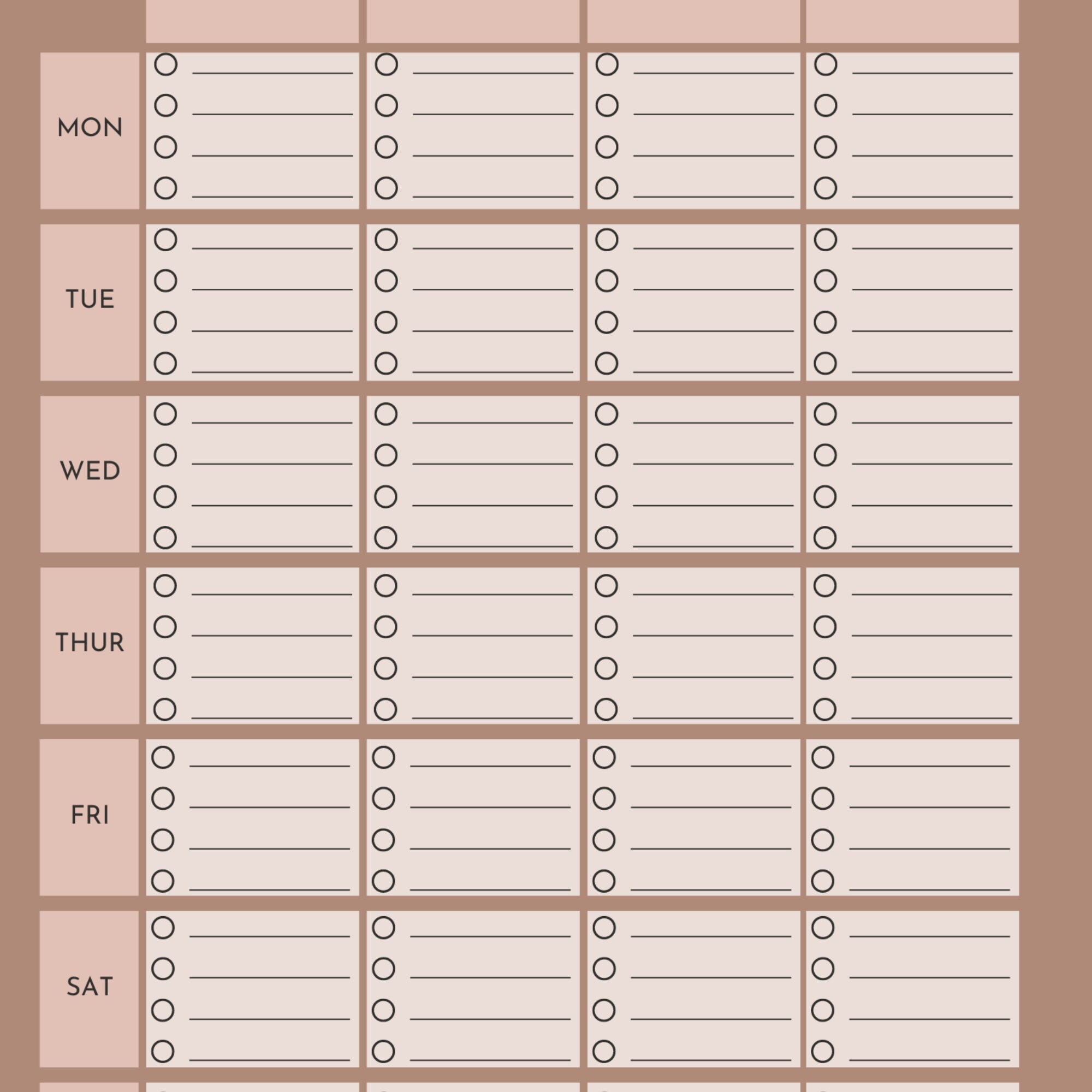 Editable and Printable Family Planner | Meal Prep| Grocery List Planner ...