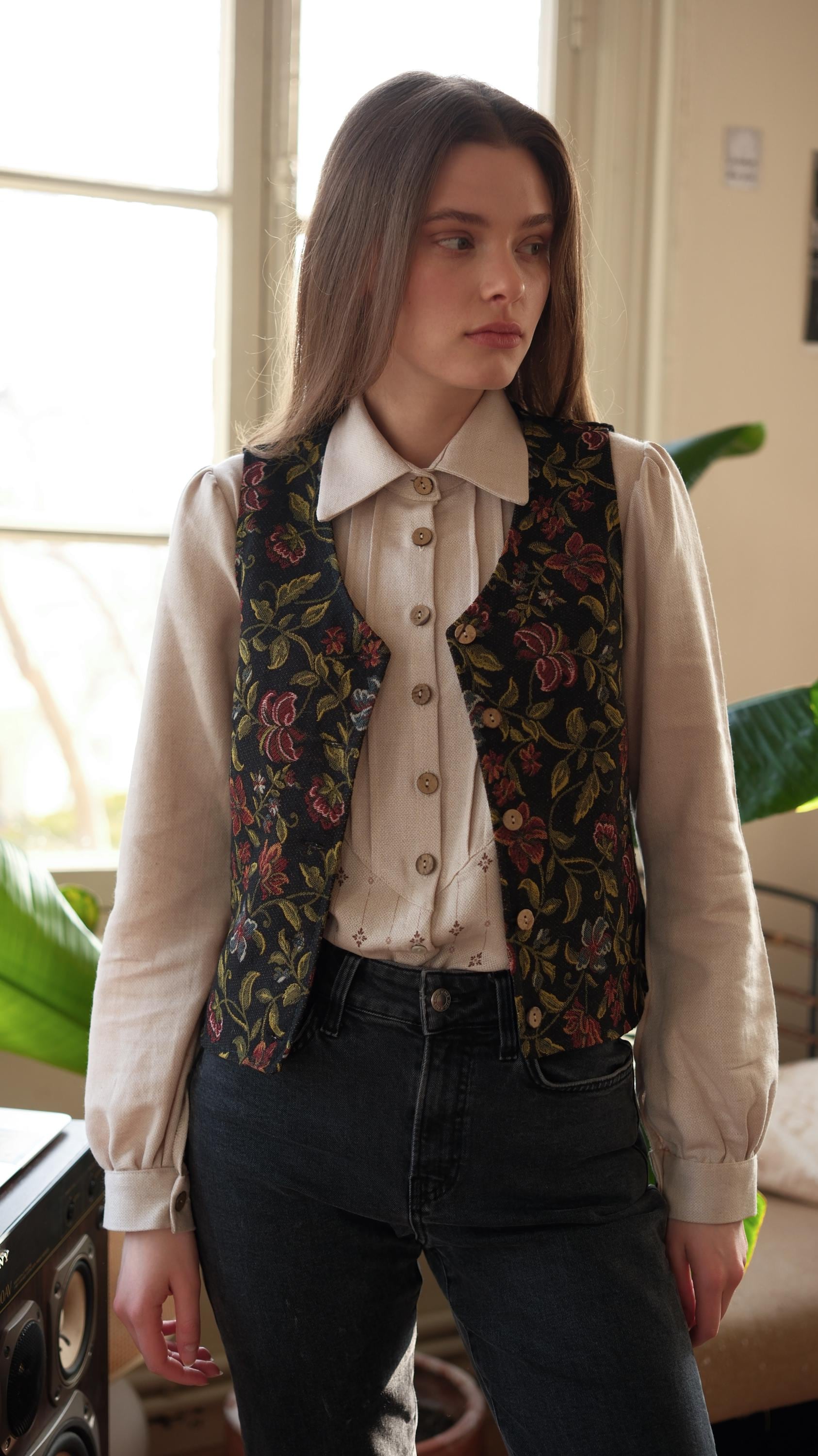 Floral Vest - Etsy
