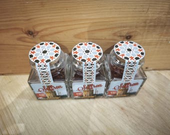 スペイン産サフラン1グラム入り瓶3個