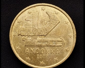 Pièce de 50 cents Andorre année 2017 pièces de collection