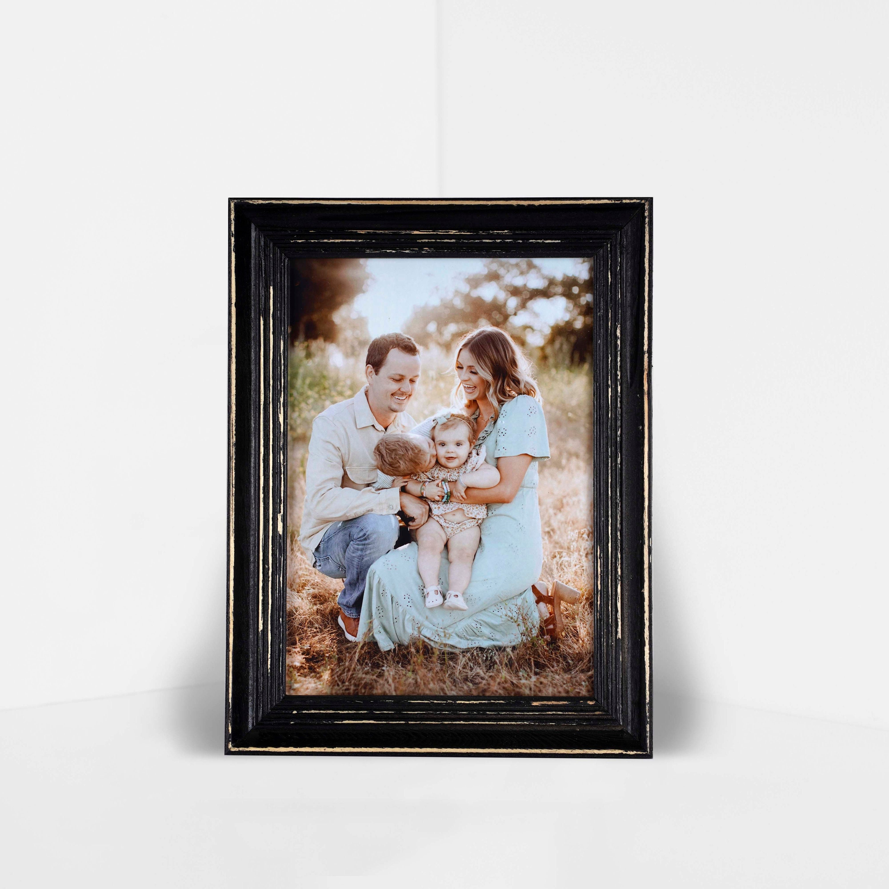 Handmade Rustic Wooden Picture Frames, Custom Size Photo Frames 1 