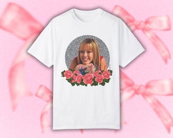 Lizzie McGuire Shirt Hilary Duff Shirt y2k Shirt 2000s Disney Channel Nostalgia Childhood Unisex Comfort Colors Shirt Kidcore Shirt