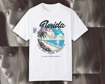 Florida!!! Taylor Swift Shirt TTPD Vintage Unisex Comfort Colors T-Shirt Taylor Swift Shirt Swiftie Shirt Tortured Poets Department Shirt