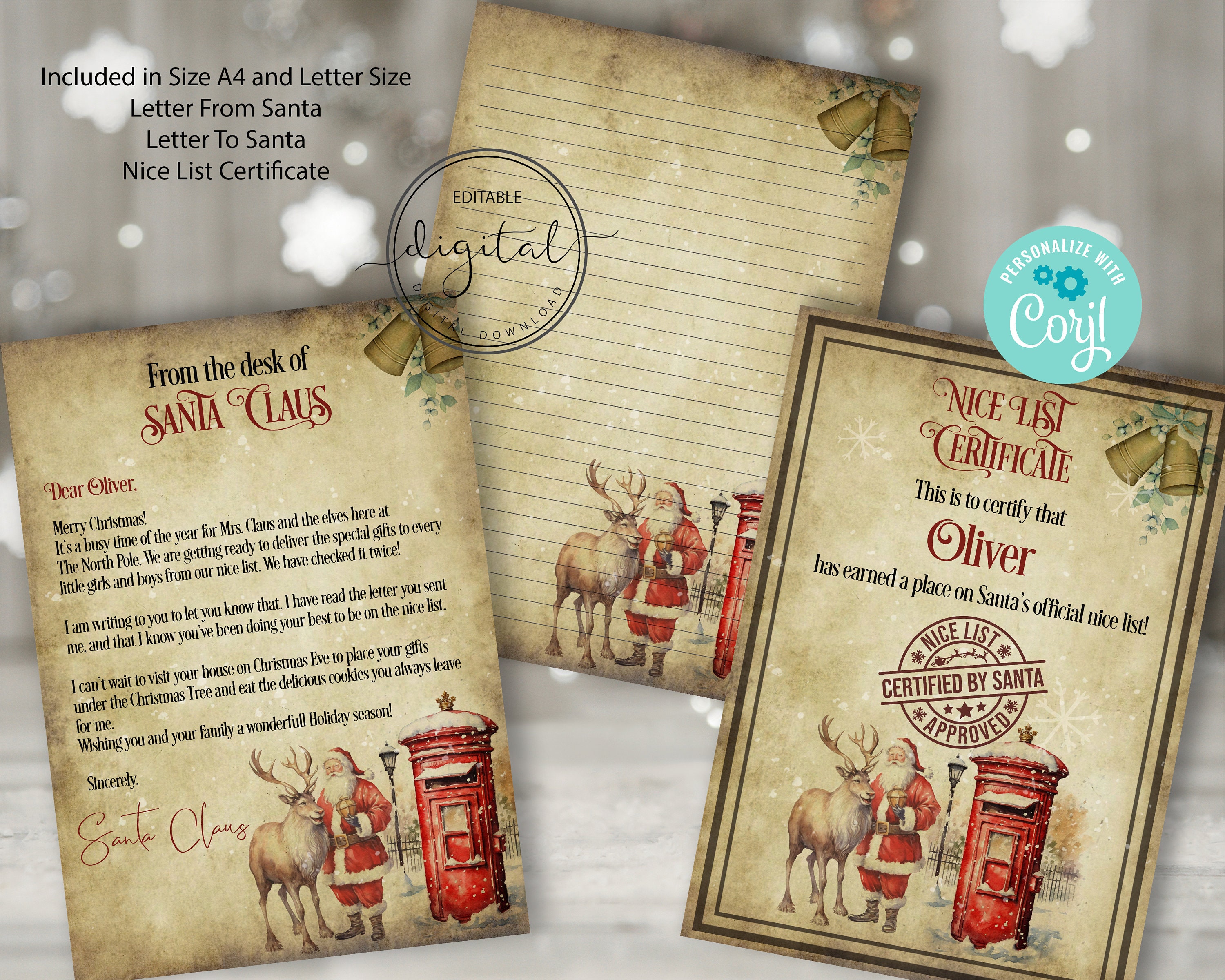 Letters To Santa Element Pack #2