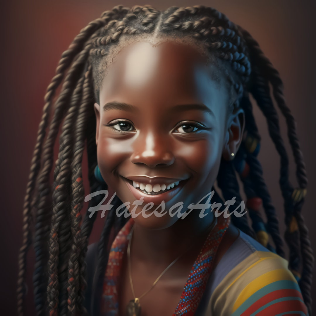 Black Beauty Girl I PNG, SVG I Junk Journal, Digital Planner, Wall Art