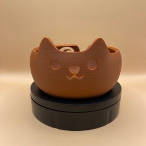 CAT YARN BOWL!!! Multiple Colors and Sanded Smooth Edges!