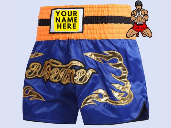 Pantalones cortos personalizados de Muay Thai Boxing MMA Kickboxing Pantalones cortos personalizados con bordado personalizado Unisex adultos y ninos regalo unico para hombres Etsy Mexico