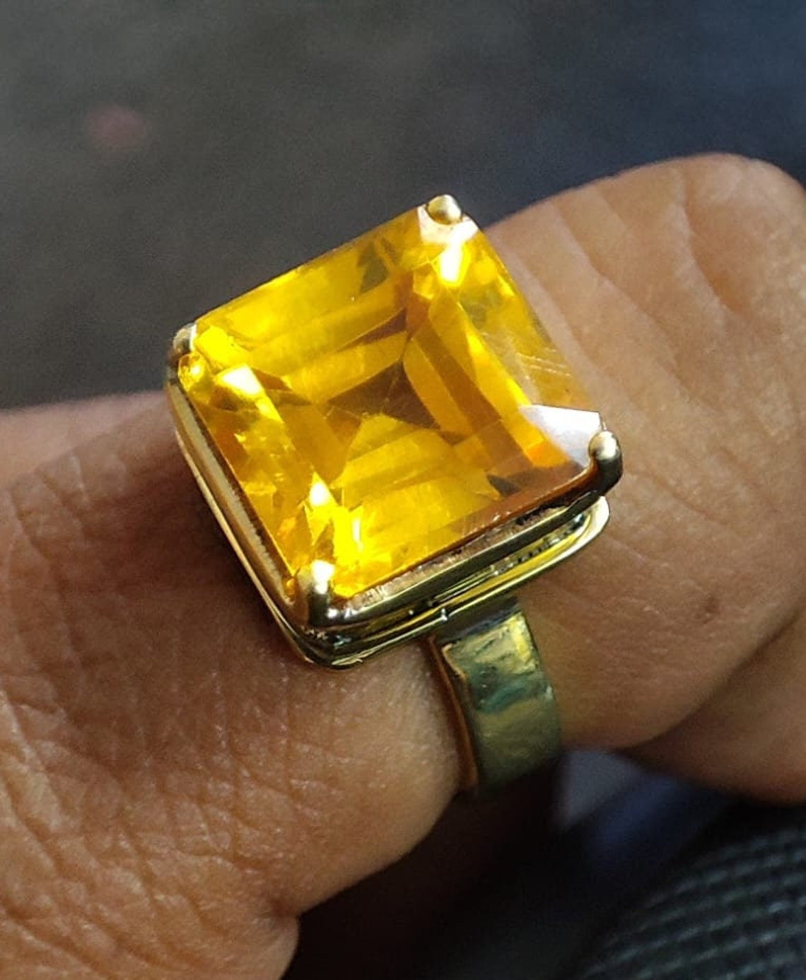 Buy Ceylonmine Certified Yellow Sapphire Pukhraj Panchdhatu Astrology Ring  For Women Online at Best Prices in India - JioMart.