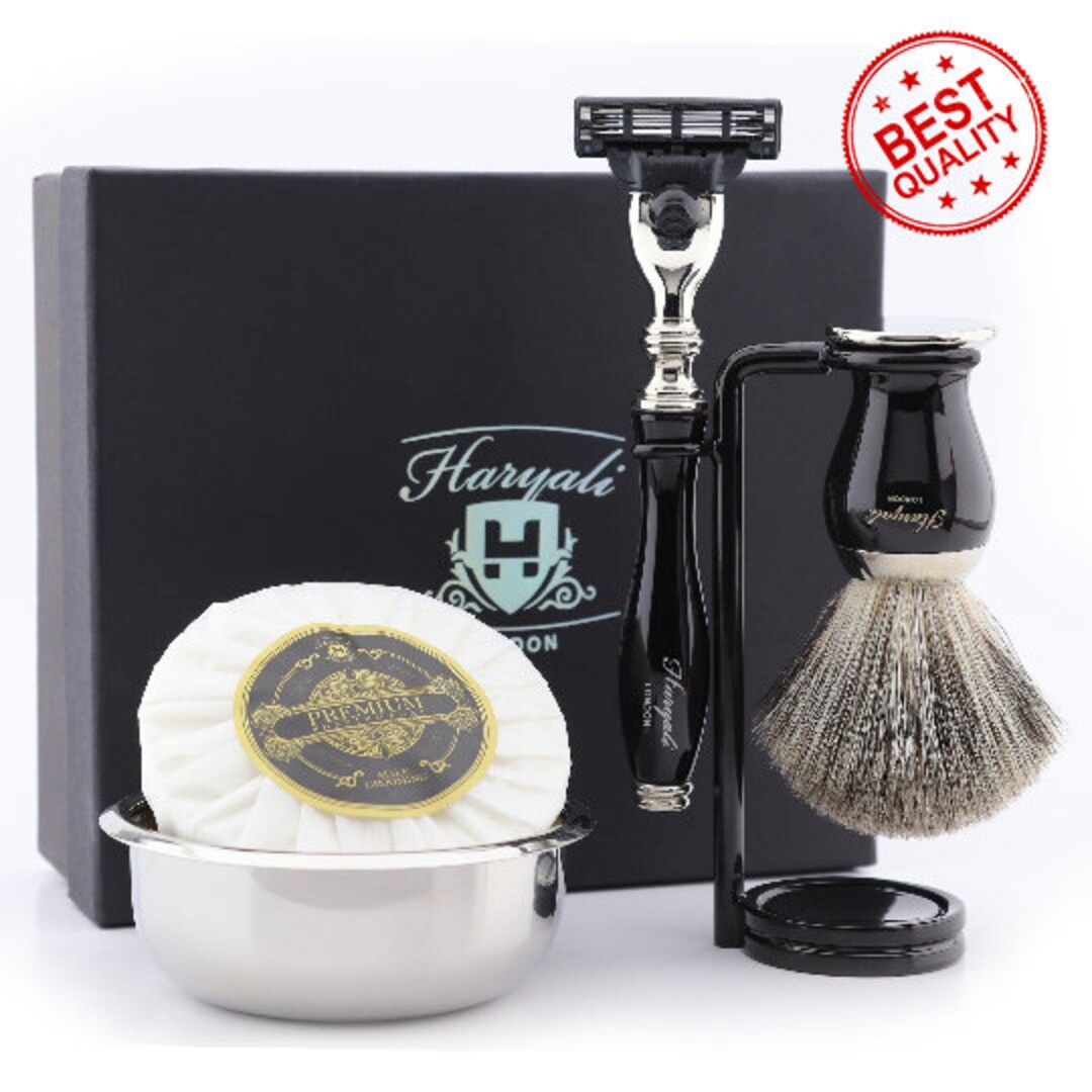 Classic Shaving Kit 5 Piece Shaving Set for Men Gift Set Etsy