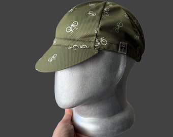 Cycling cap Black polyester summer cap
